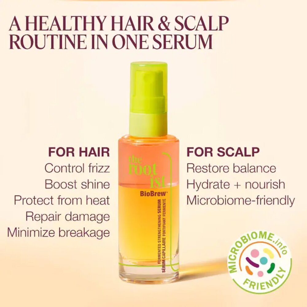❣️2/$36 NIB The Rootist BioBrew Fermented Leave-in Hair Serum Full Size $48.00 - Picture 7 of 16